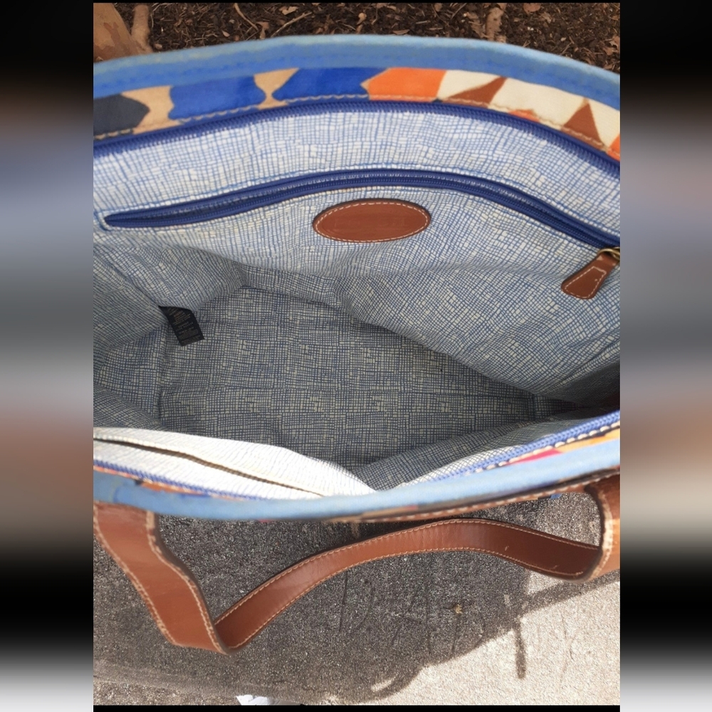 Fossil Tote Multicolored Large - image 8